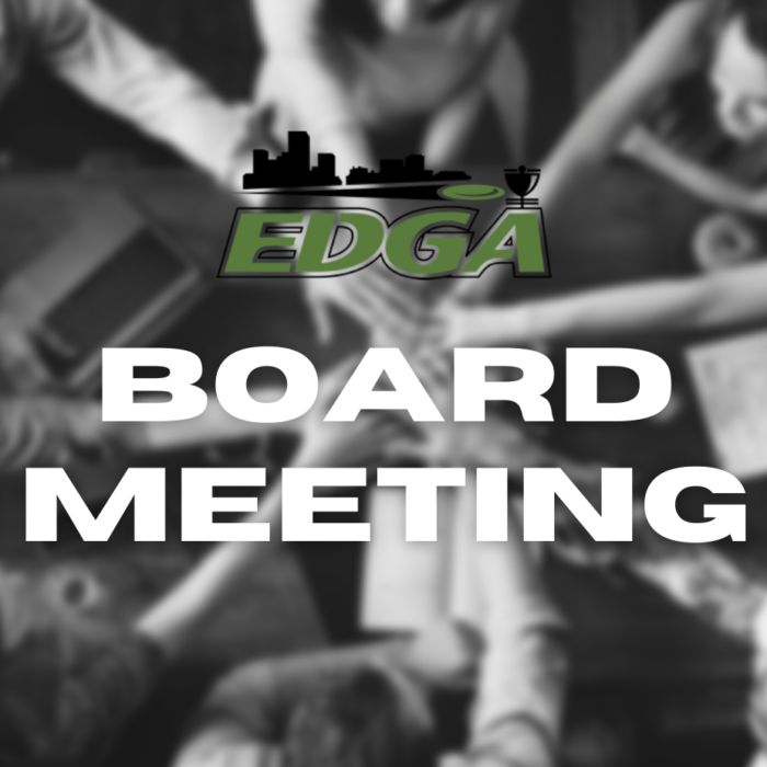 EDGA Board Meeting